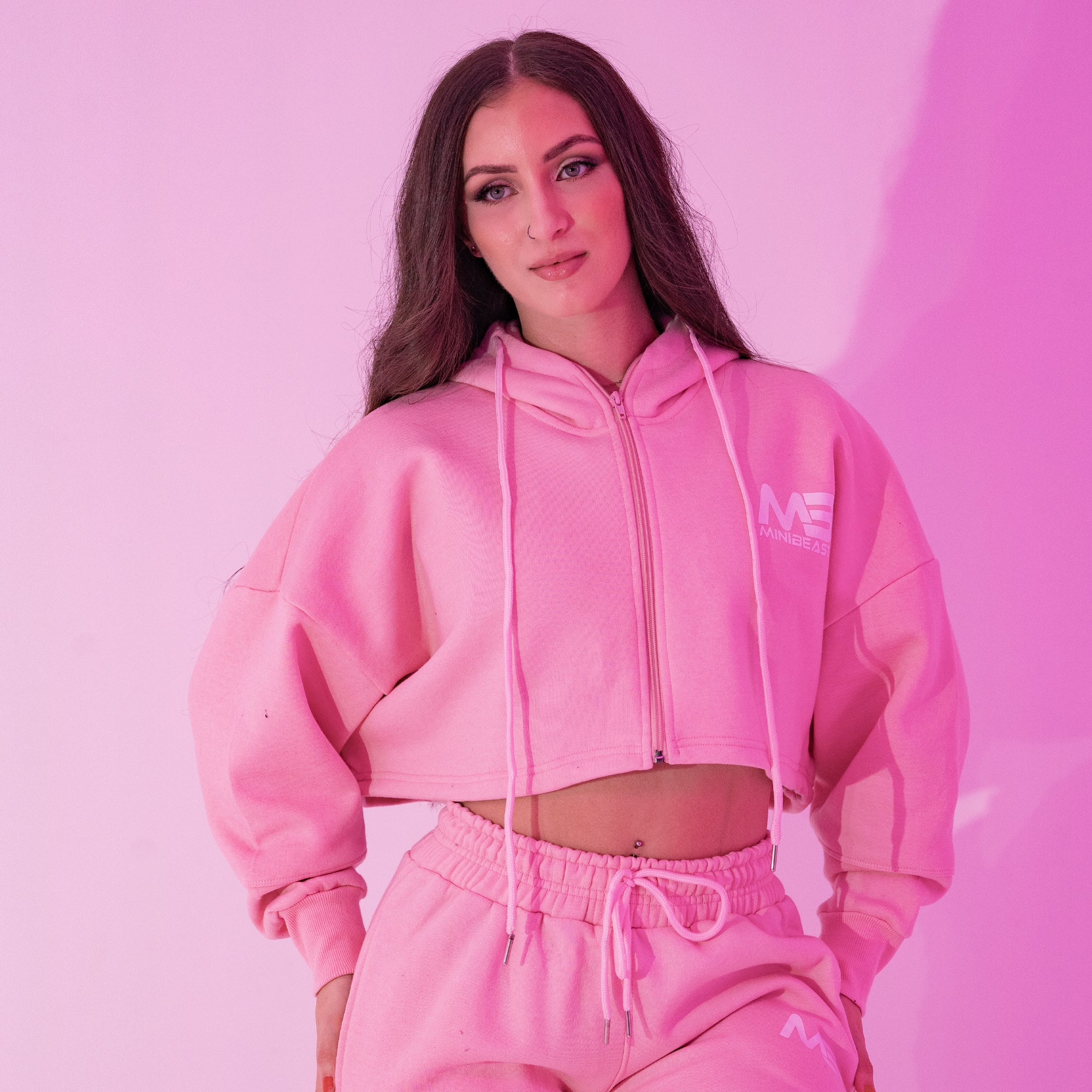 Boyfriend Cropped Hoodie - Image 10