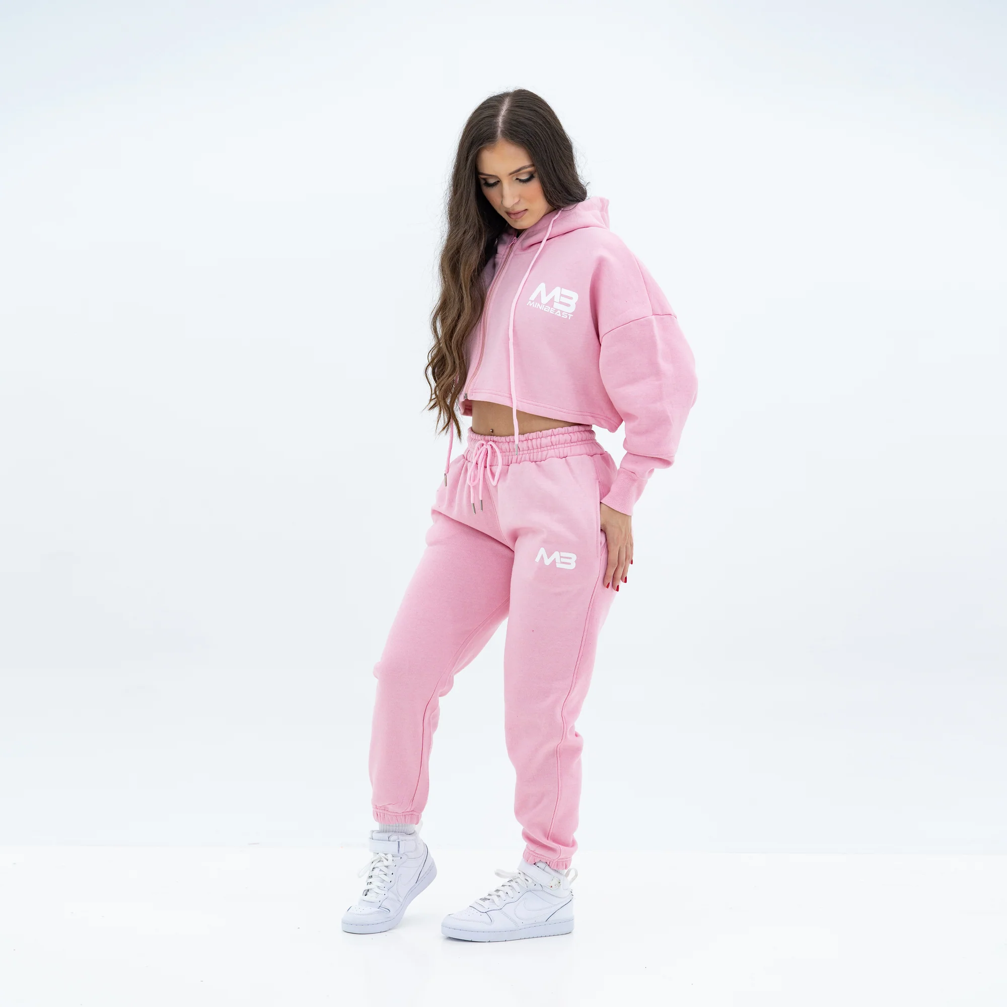 Boyfriend Cropped Hoodie - Image 11