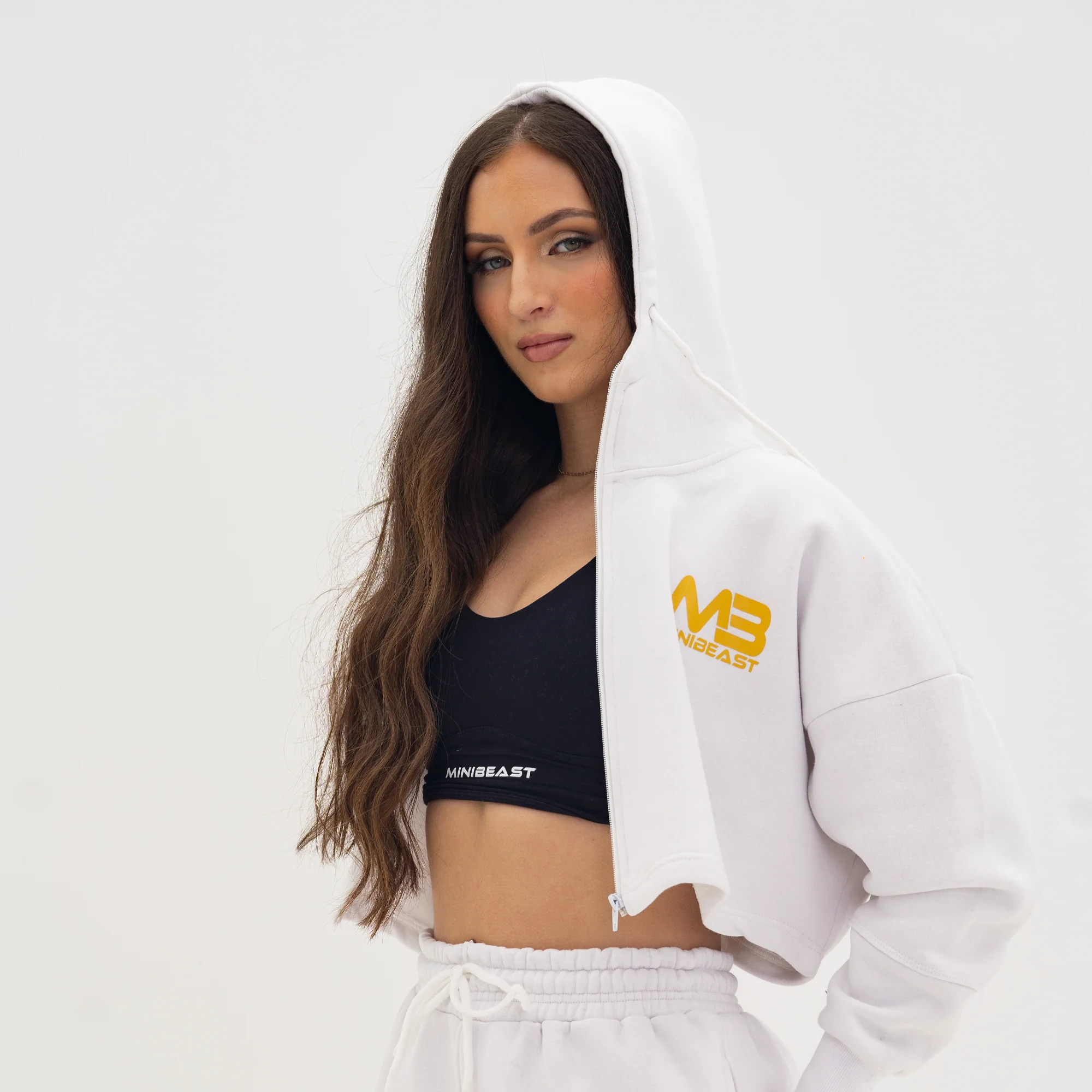 Boyfriend Cropped Hoodie - Image 23
