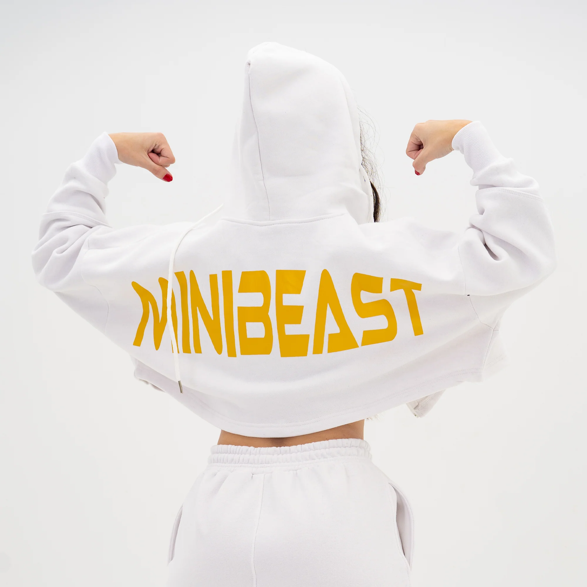 Boyfriend Cropped Hoodie - Image 24