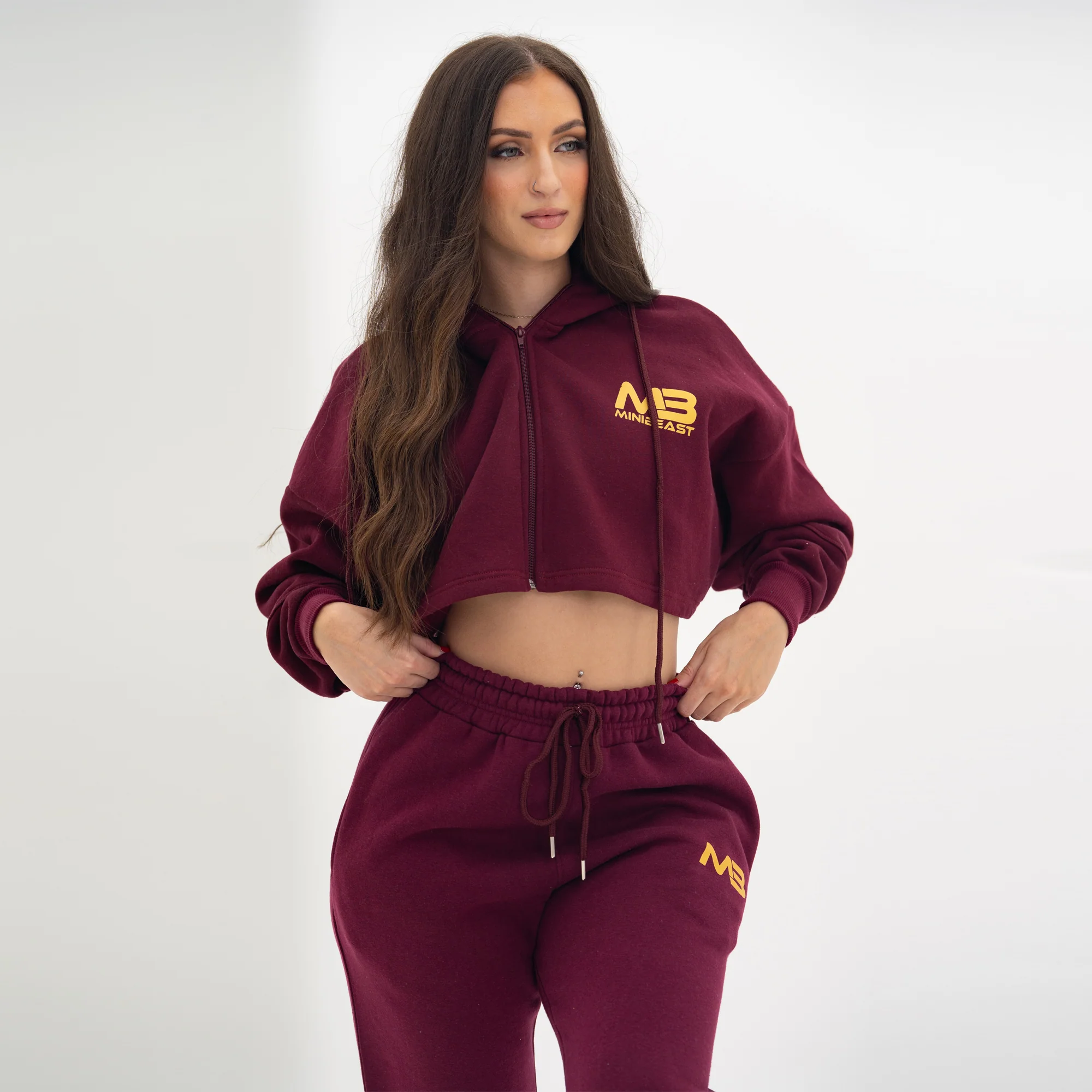 Boyfriend Cropped Hoodie - Image 26