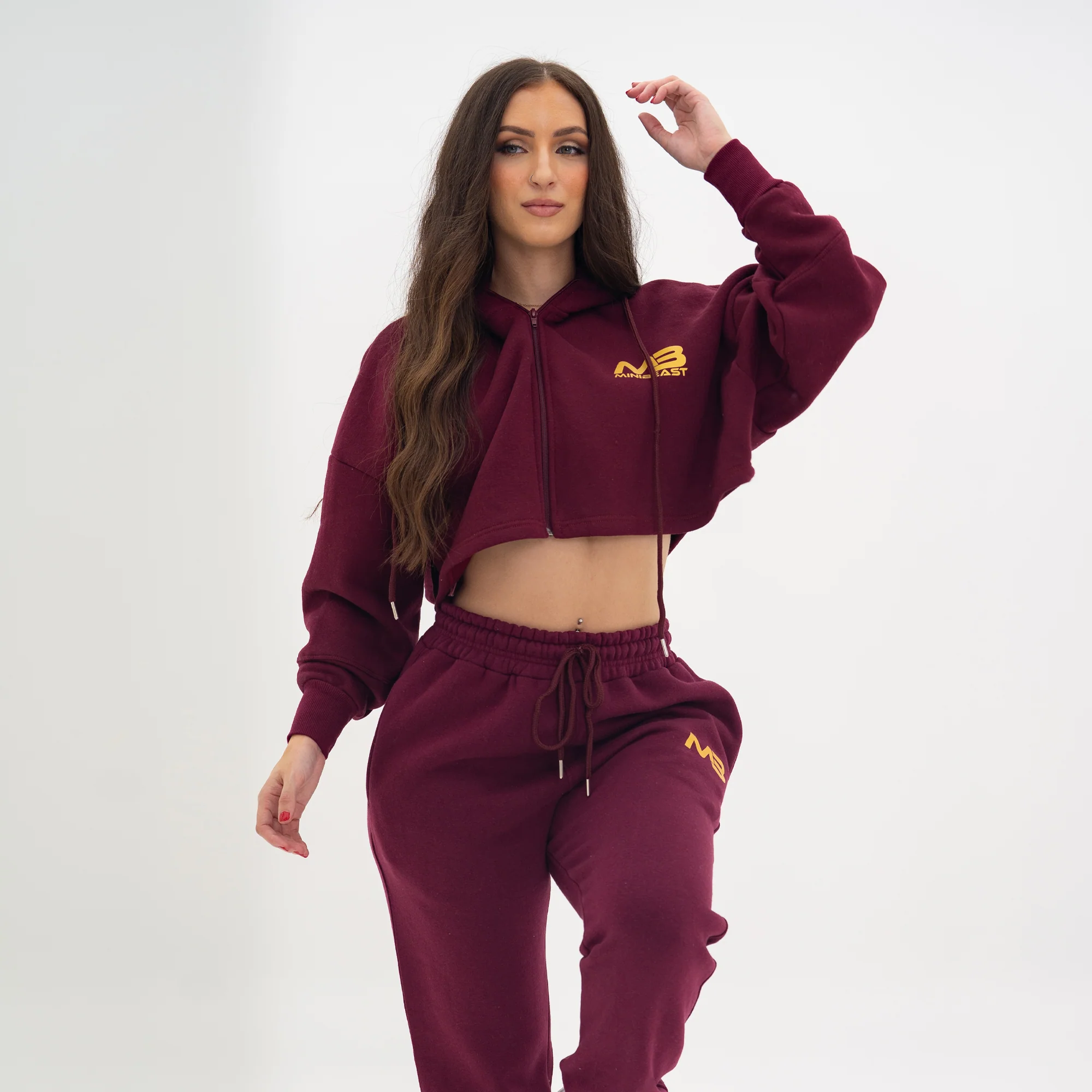 Boyfriend Cropped Hoodie - Image 30