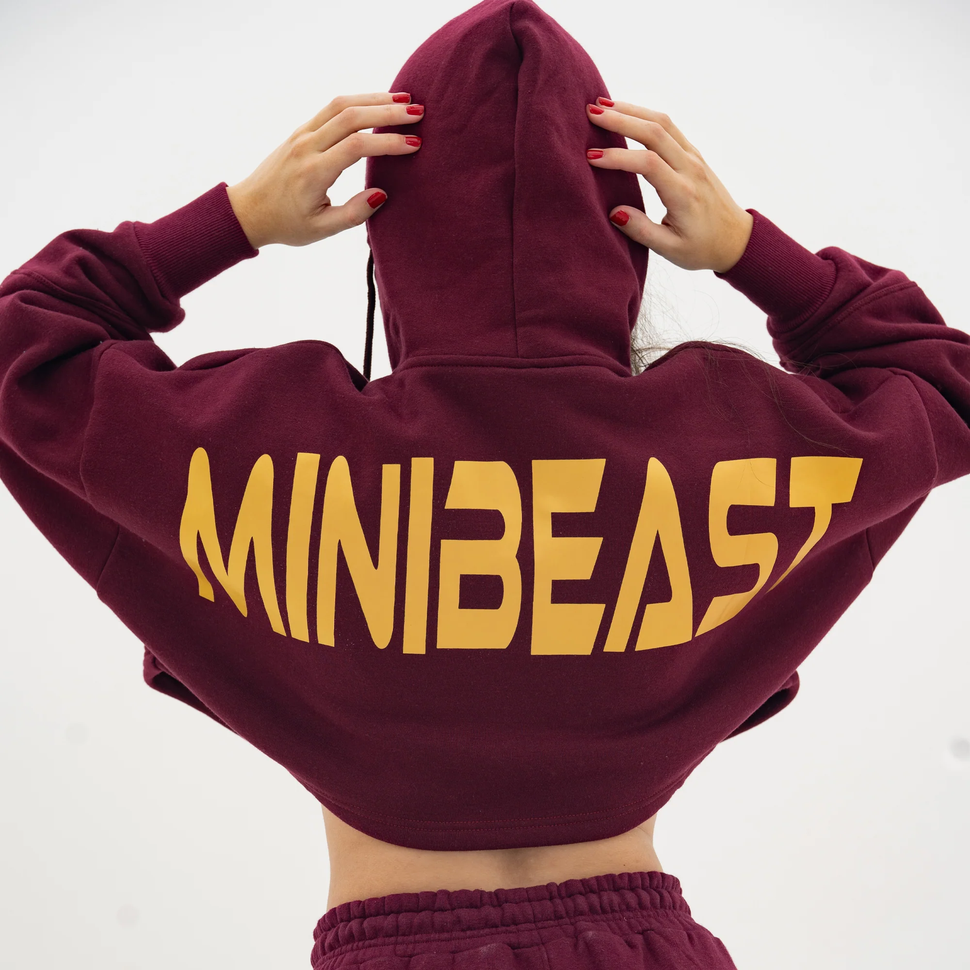 Boyfriend Cropped Hoodie - Image 31