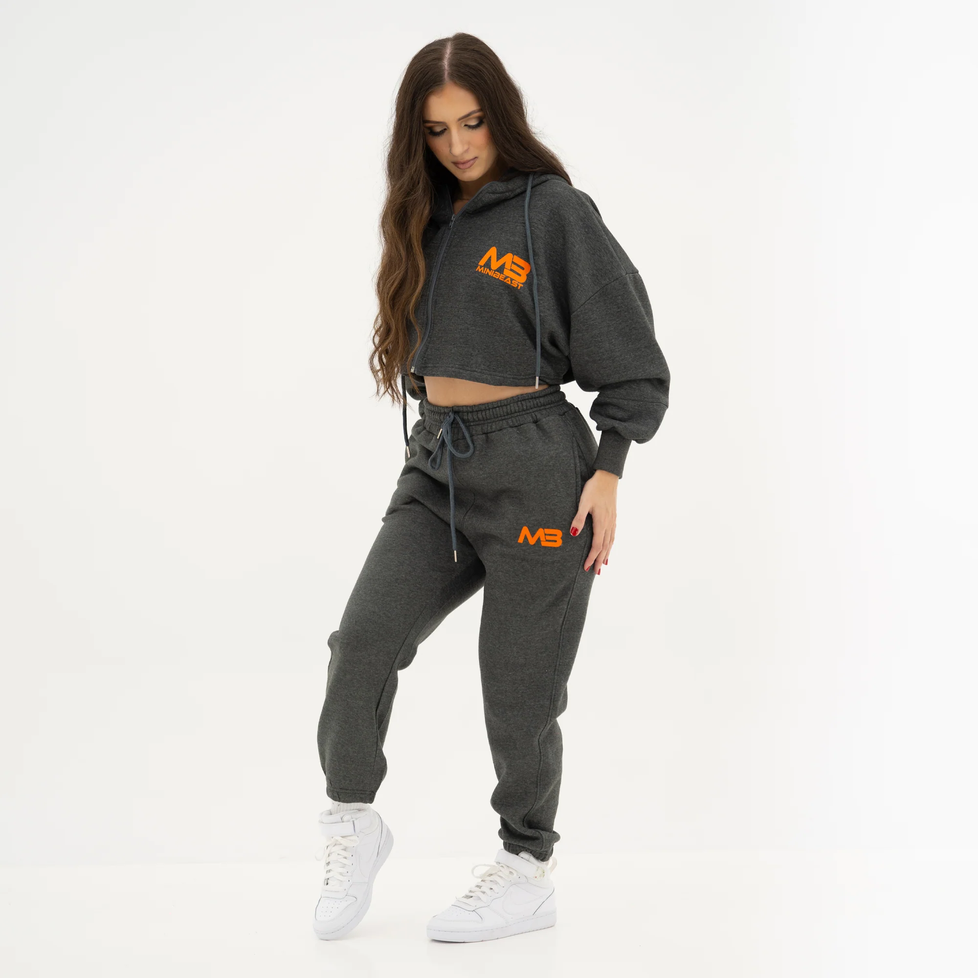 Boyfriend Cropped Hoodie - Image 32