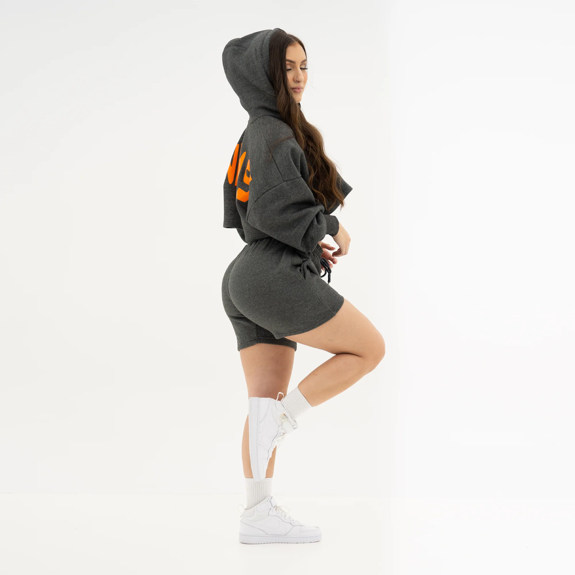 Boyfriend Cropped Hoodie - Image 37