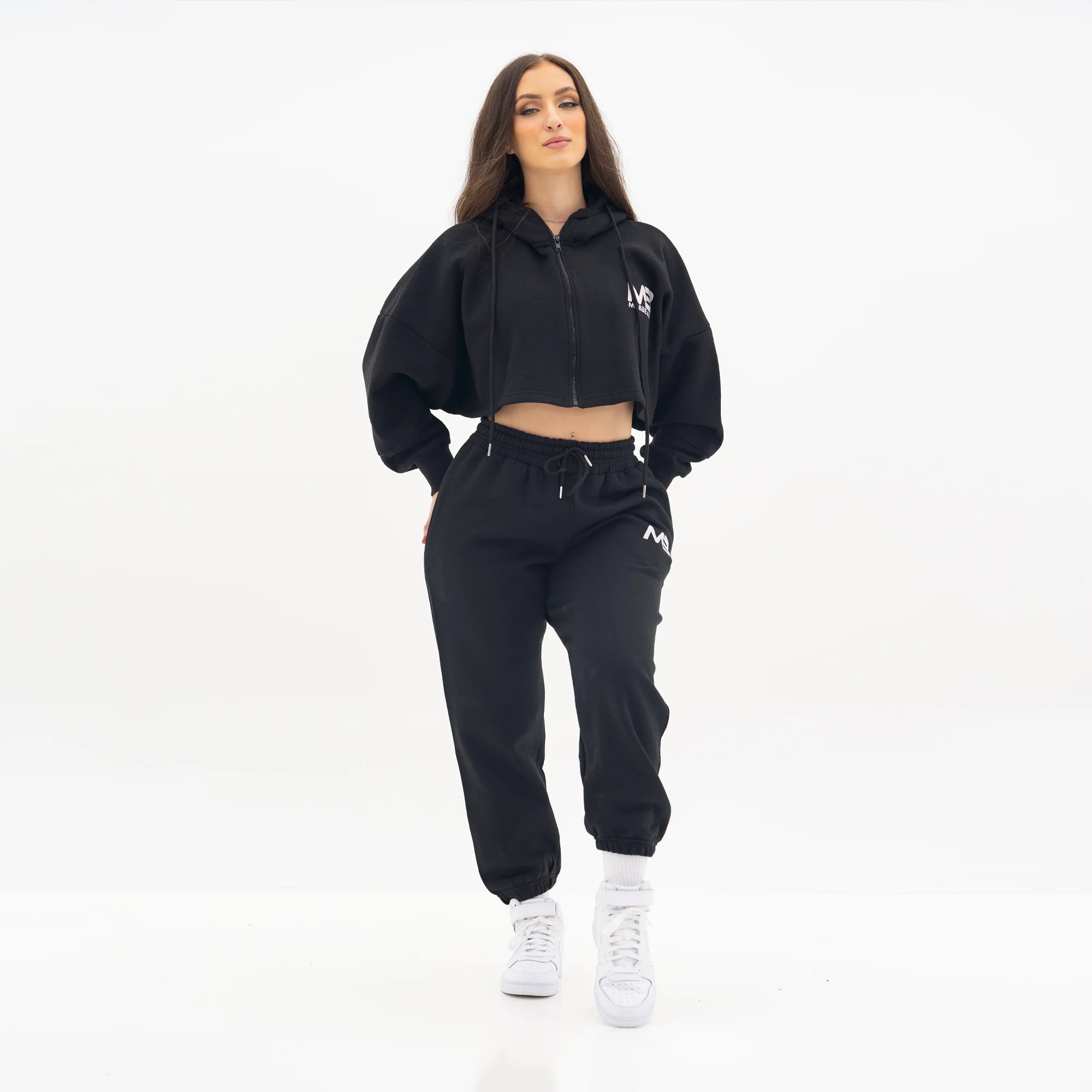 Boyfriend Cropped Hoodie - Image 4