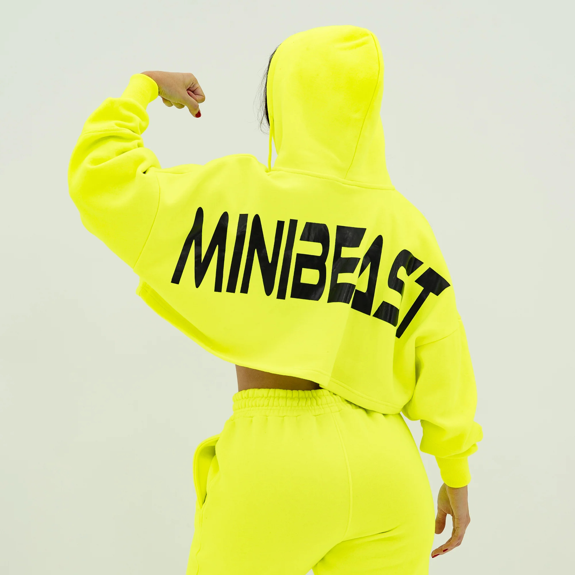 Boyfriend Cropped Hoodie - Image 51