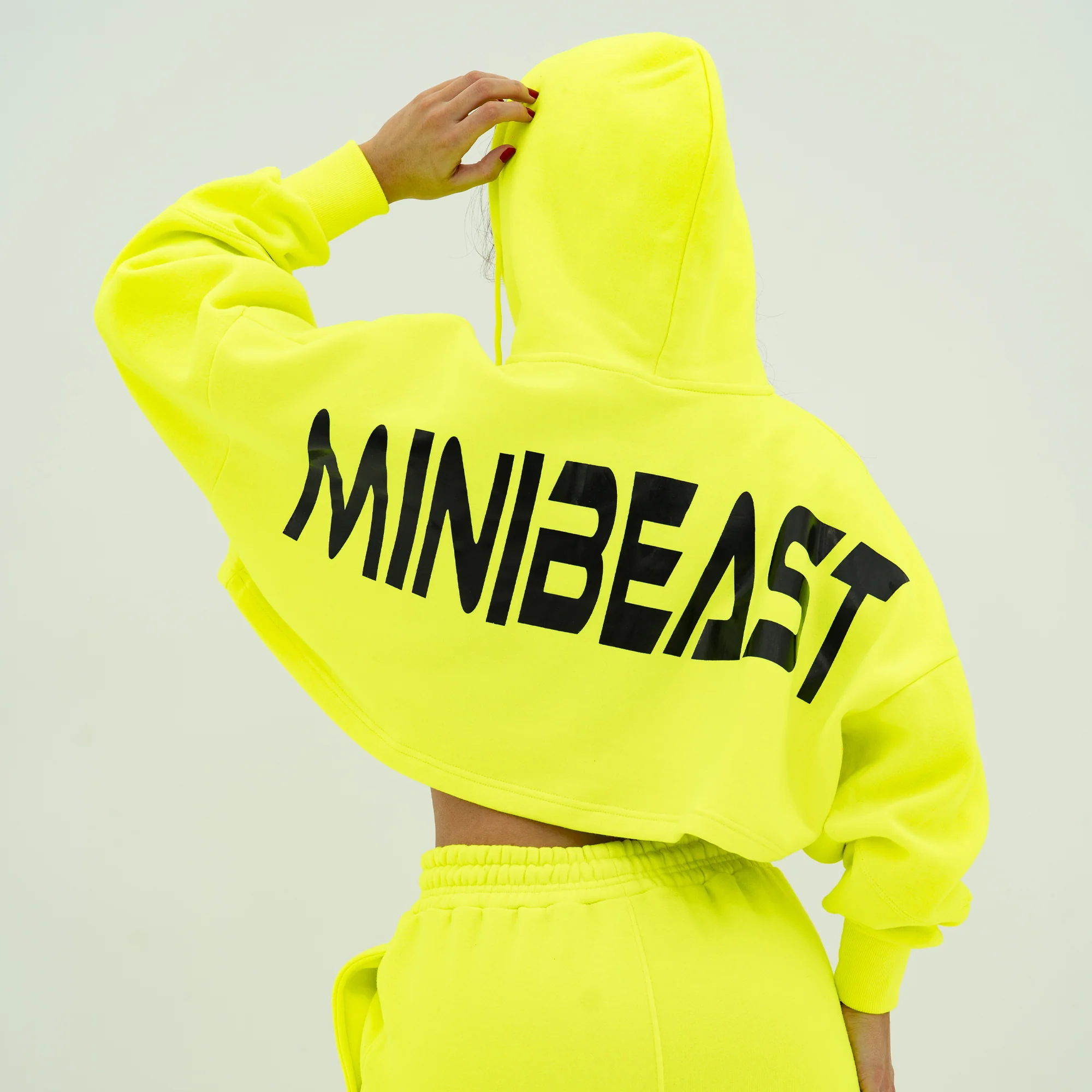Boyfriend Cropped Hoodie - Image 52