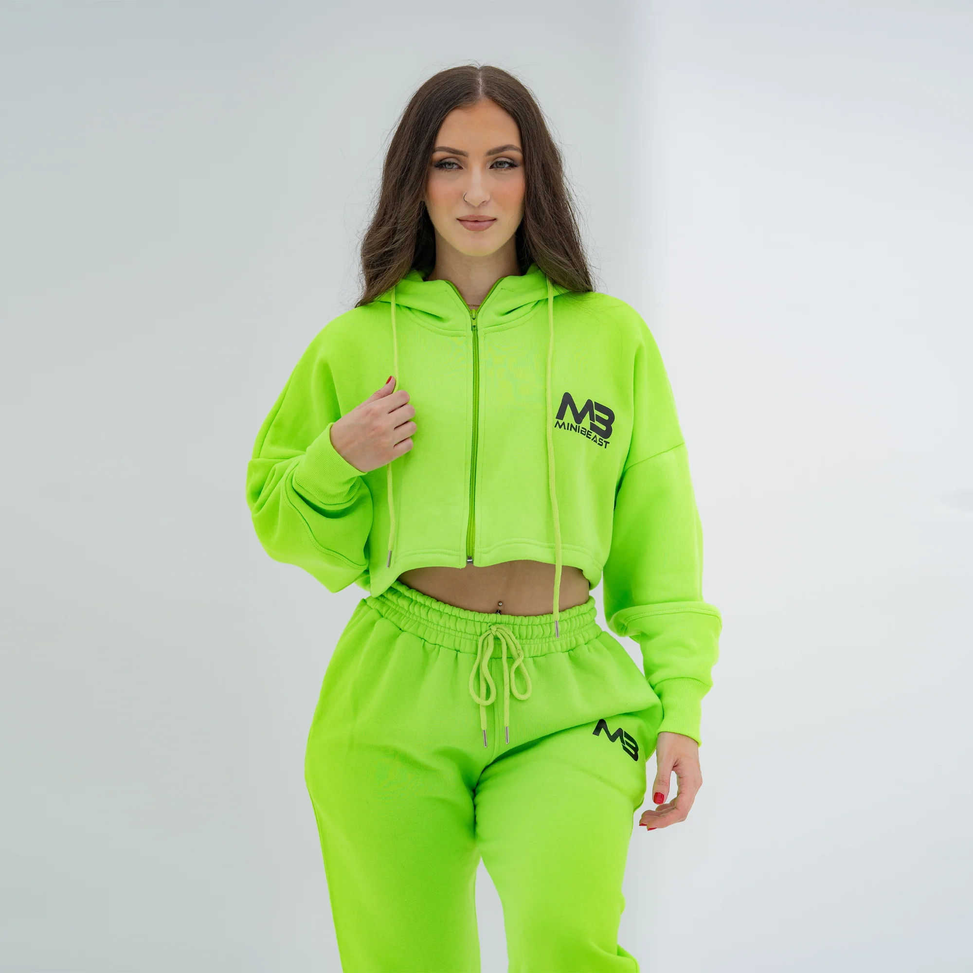 Boyfriend Cropped Hoodie - Image 55