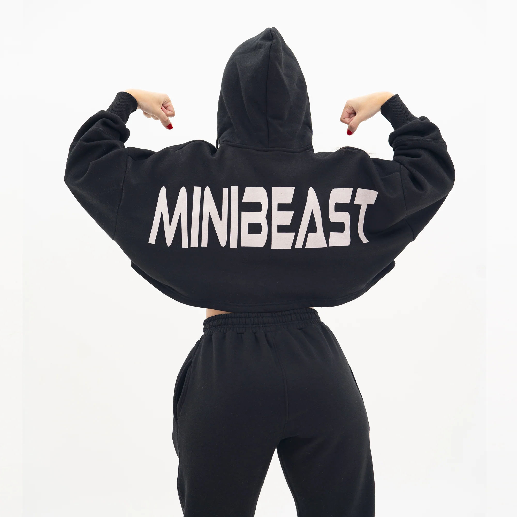 Boyfriend Cropped Hoodie - Image 6