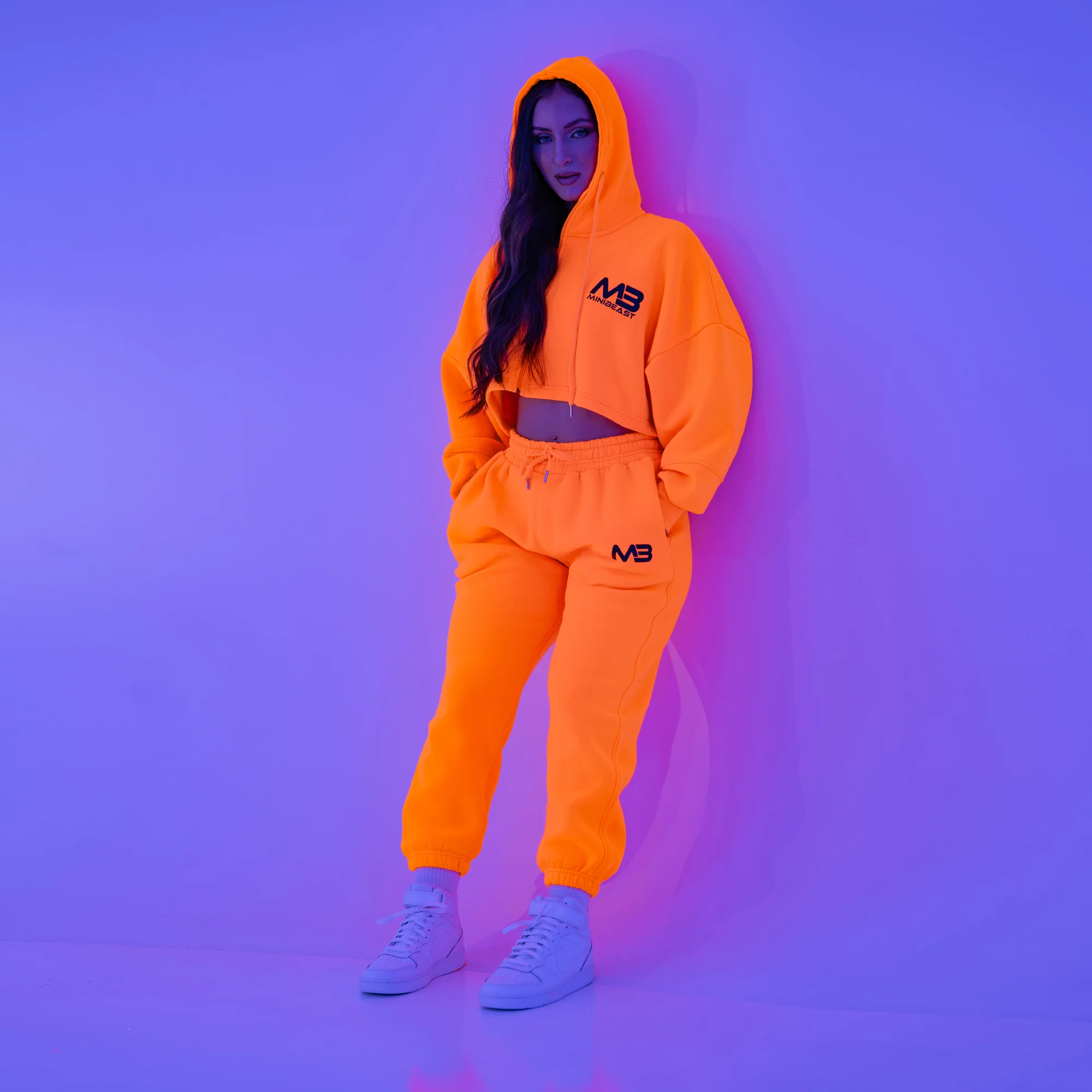 Boyfriend Cropped Hoodie - Image 65