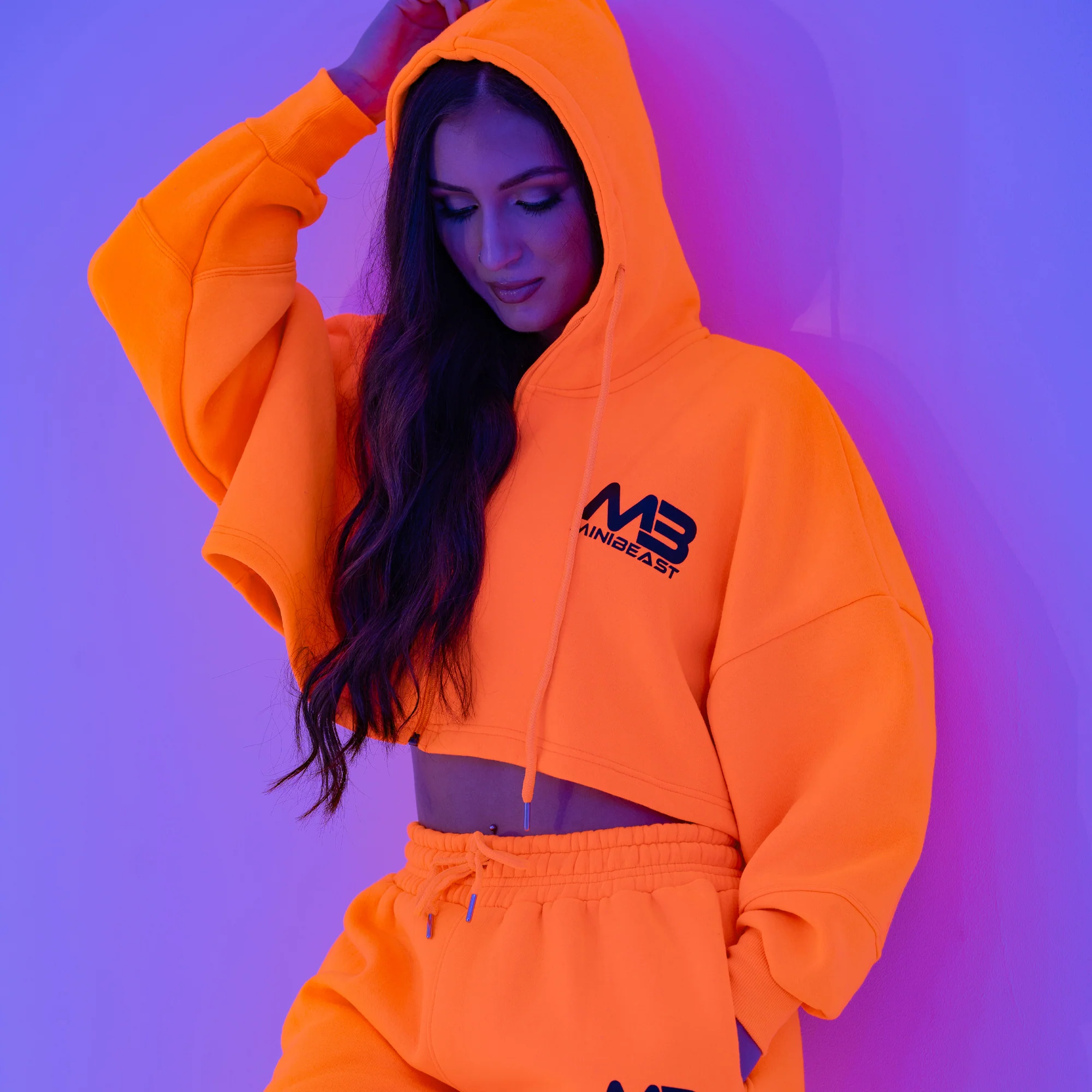 Boyfriend Cropped Hoodie - Image 66