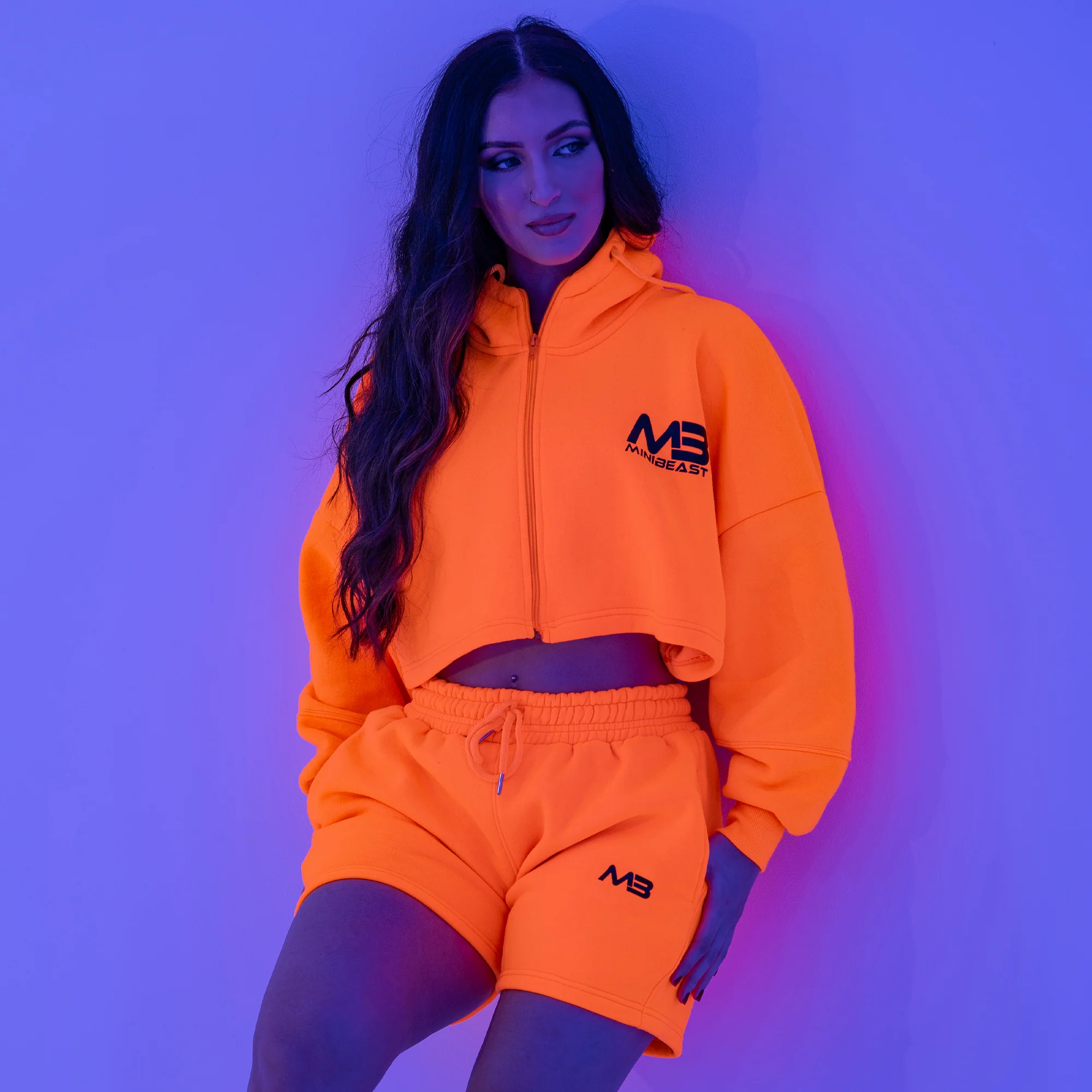 Boyfriend Cropped Hoodie - Image 67