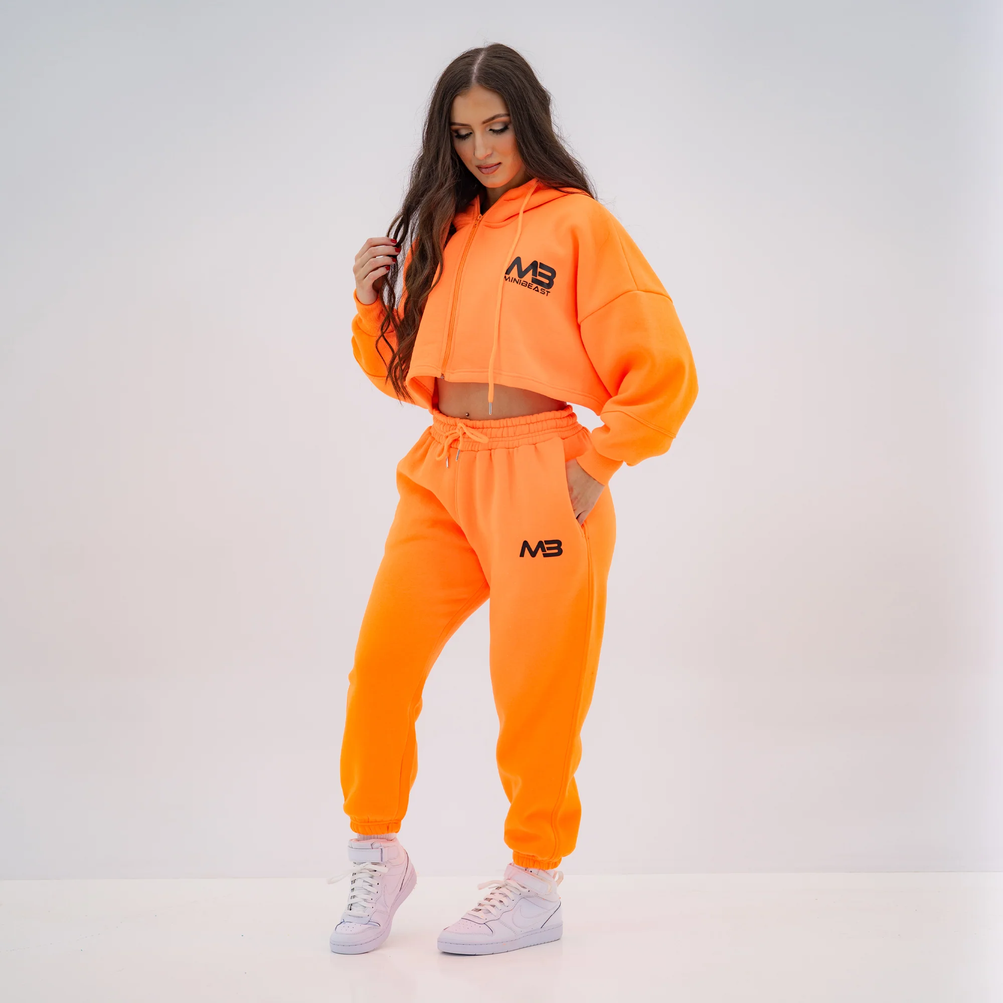 Boyfriend Cropped Hoodie - Image 68