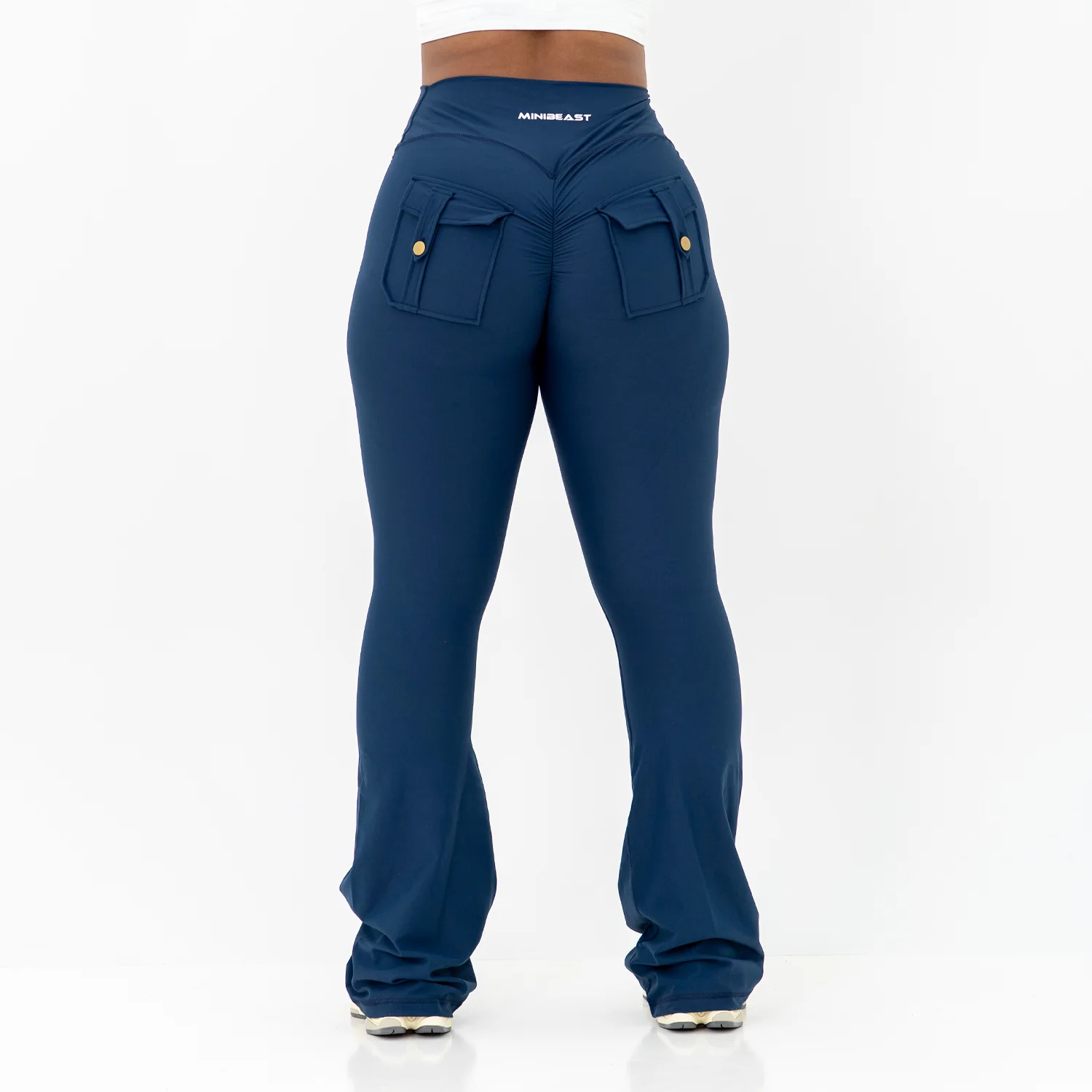 Curve Cargo Flare Leggings - Image 19