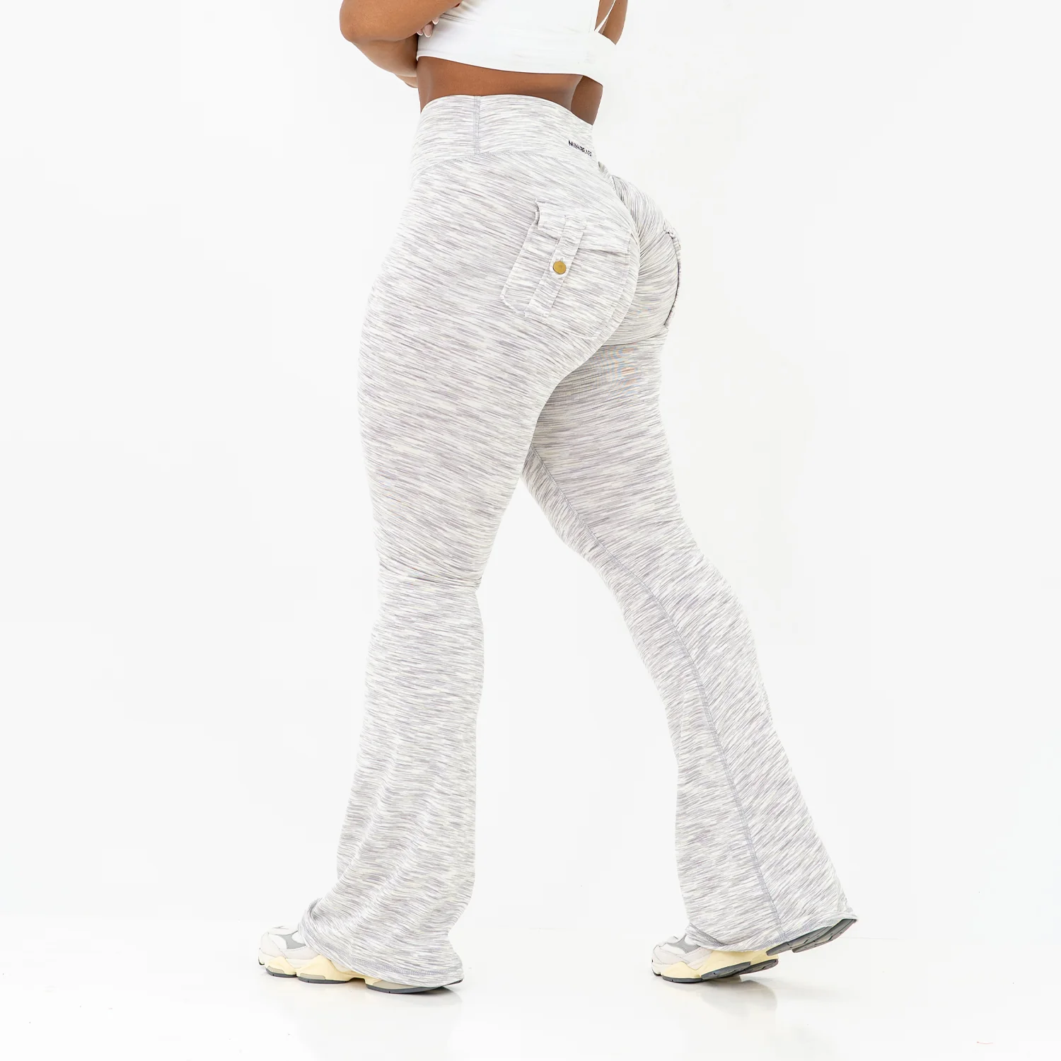 Curve Cargo Flare Leggings - Image 20