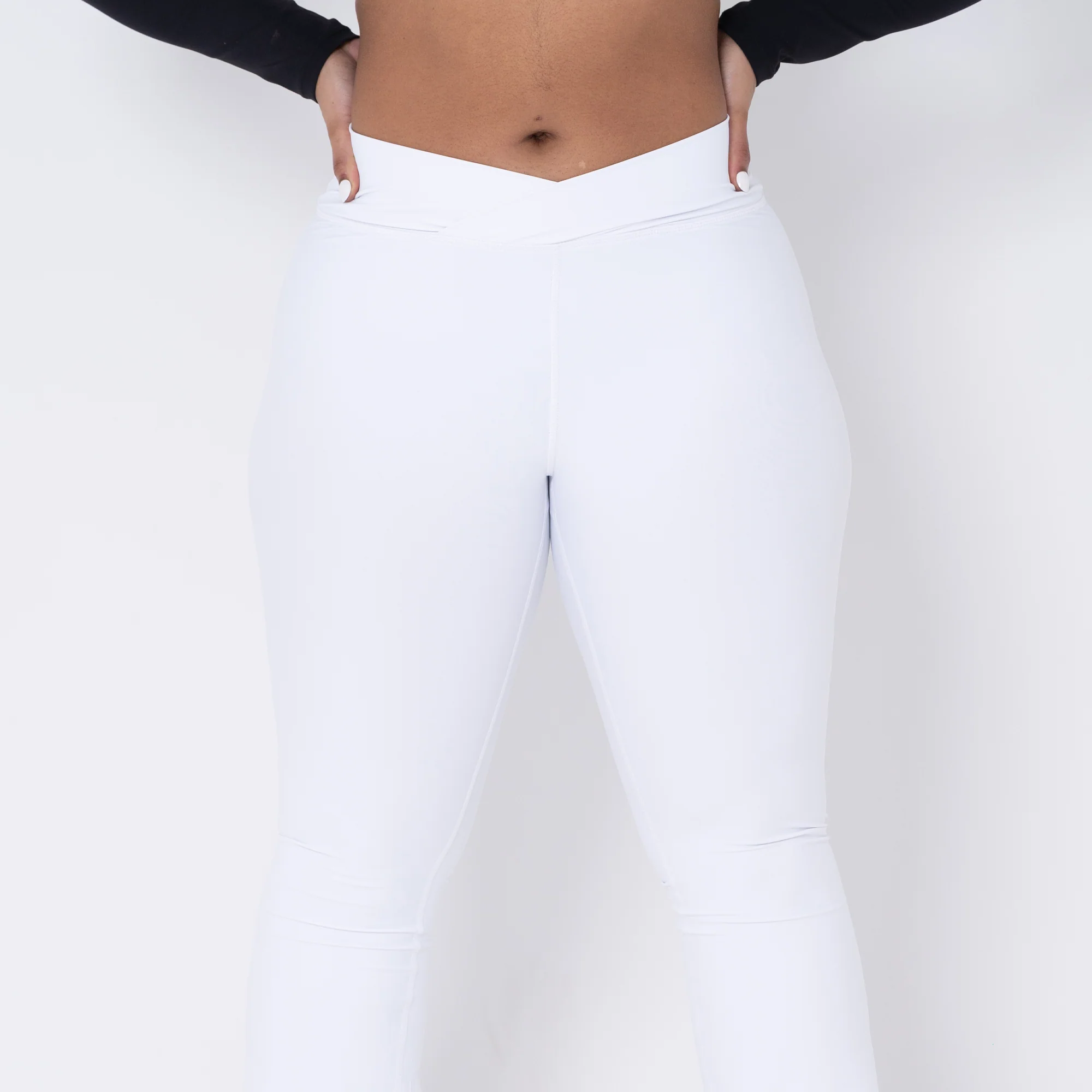 Curve-V Cargo Flare Leggings - Image 15