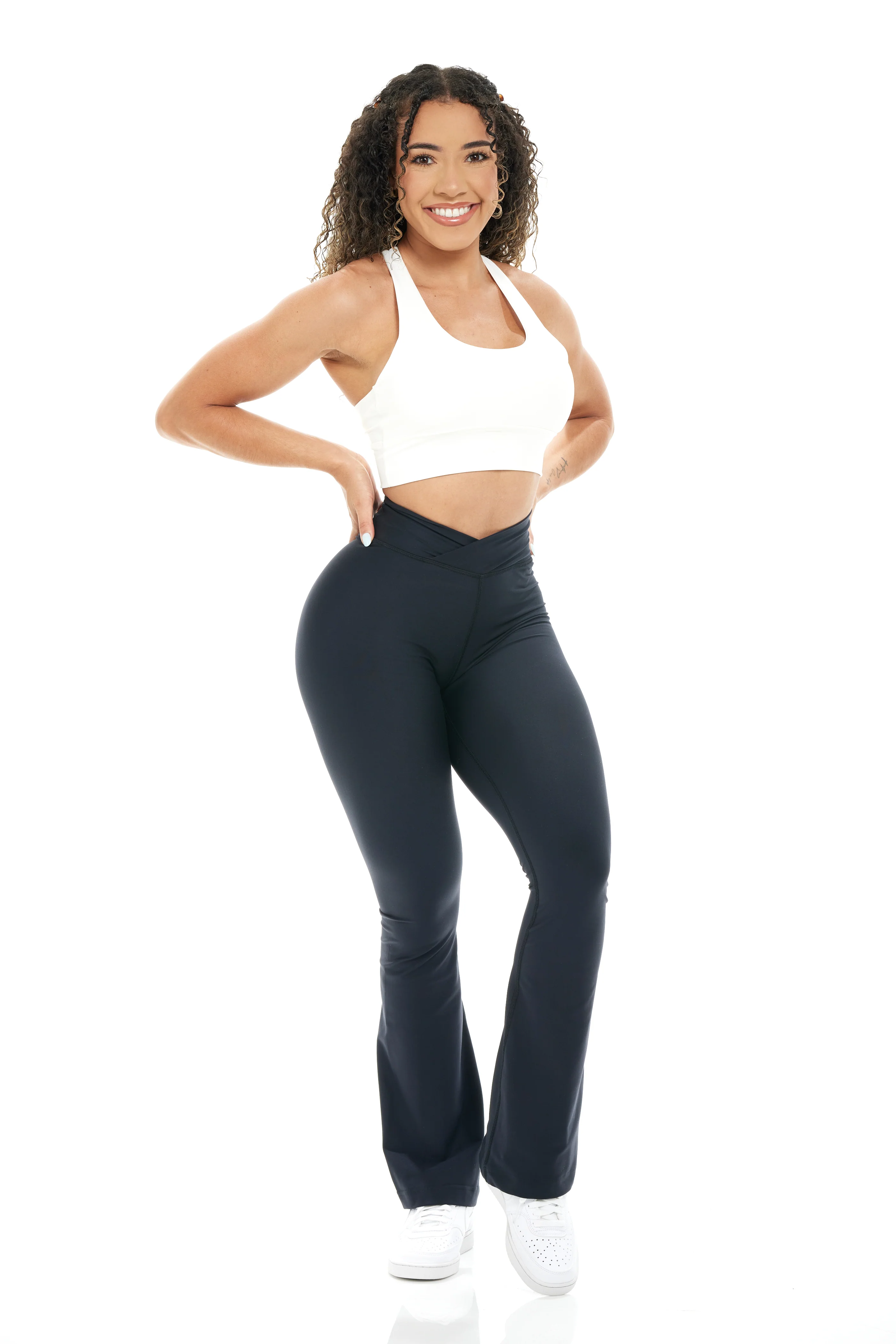 Curve-V Classic Flare Leggings - Image 30
