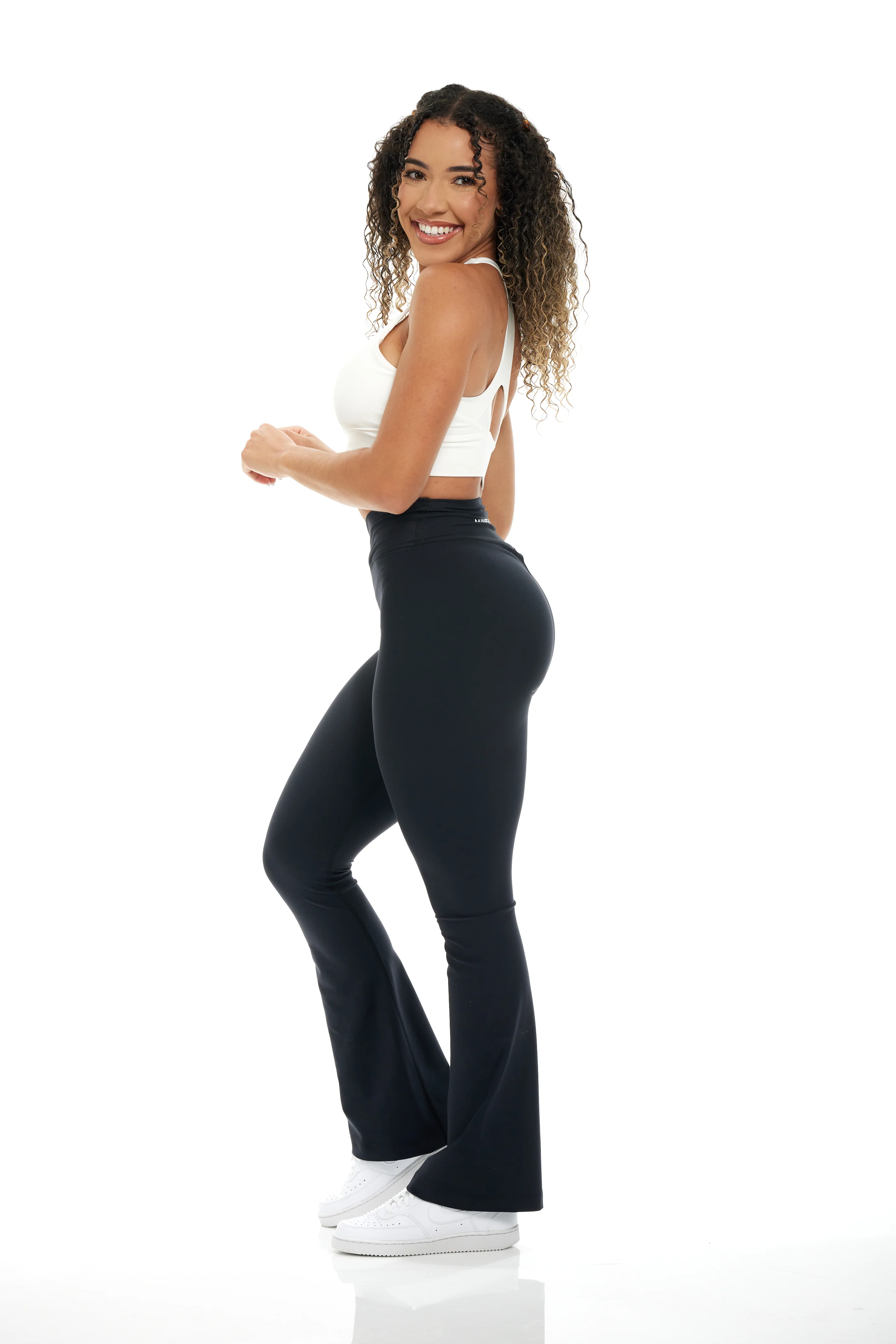 Curve-V Classic Flare Leggings - Image 40