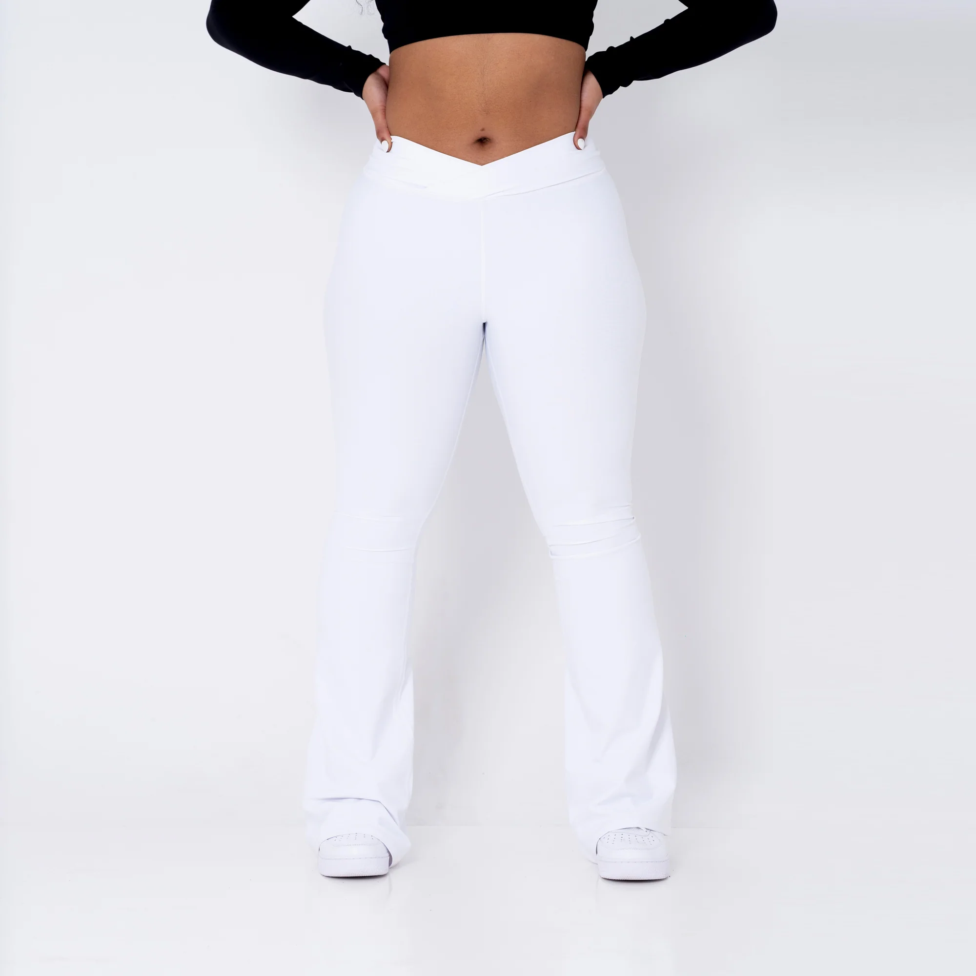 Curve-V Classic Flare Leggings - Image 41