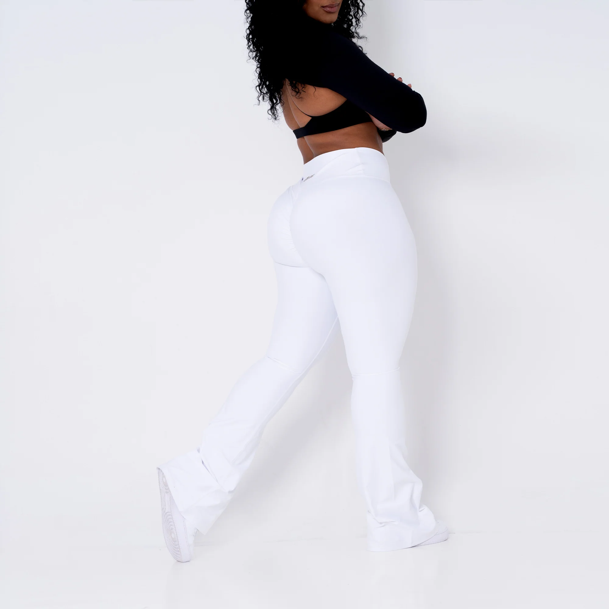 Curve-V Classic Flare Leggings - Image 42