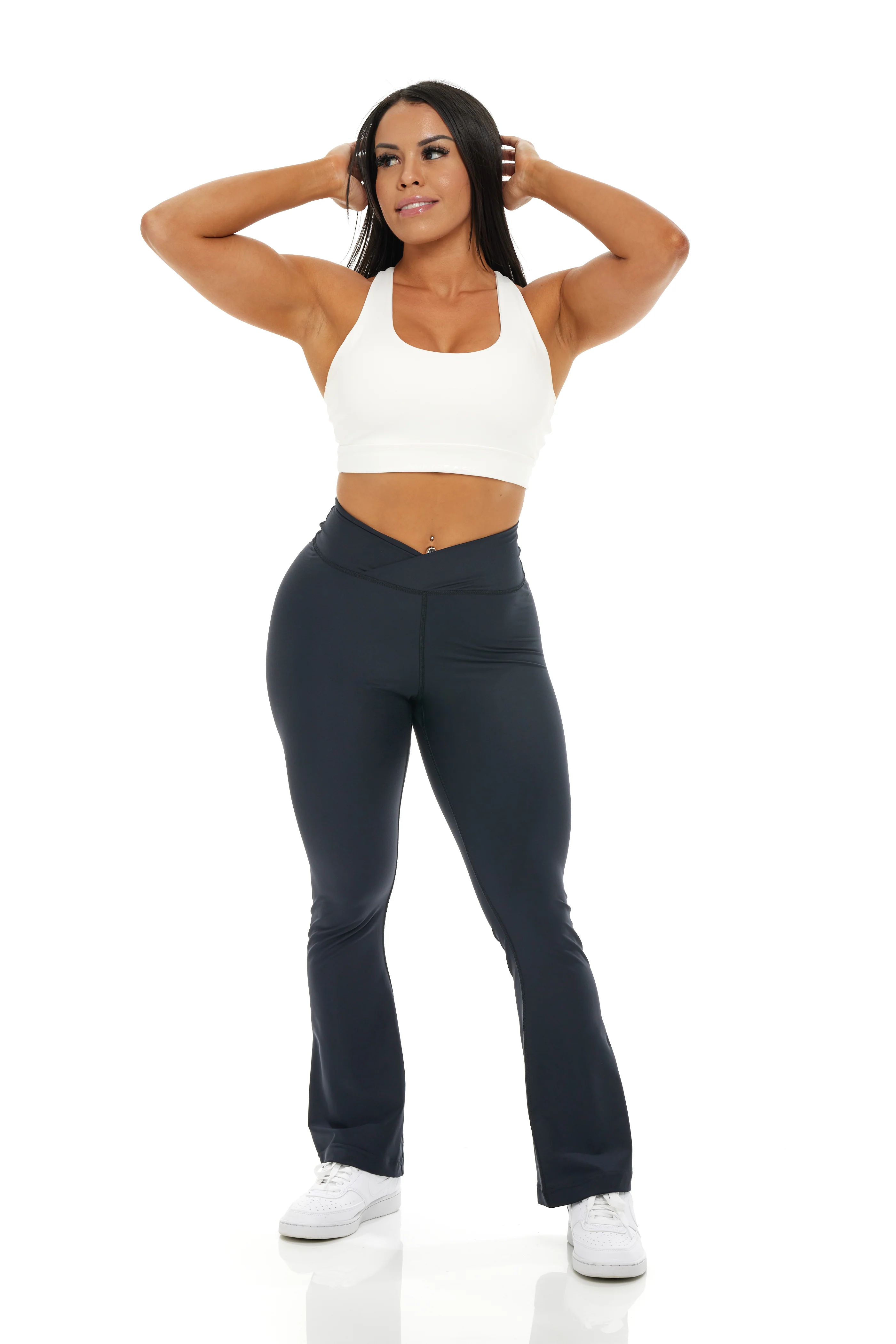 Curve-V Classic Flare Leggings - Image 9