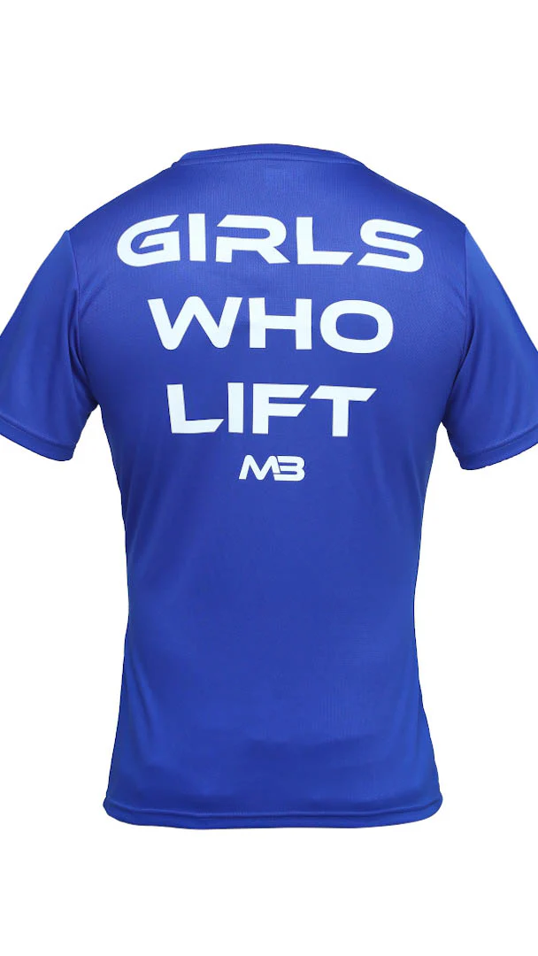 "Girls Who Lift" Performance Unisex Tee - Image 12