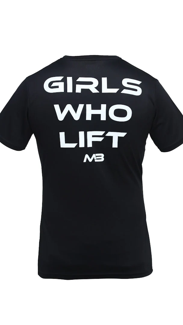 "Girls Who Lift" Performance Unisex Tee - Image 3