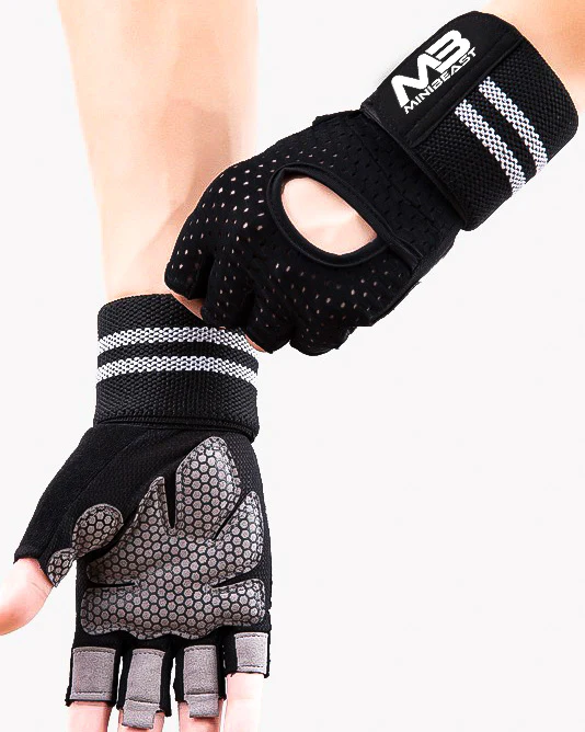 Lifting Wrist Wrap Gloves - Image 2