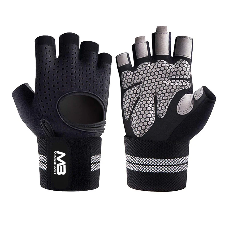 Lifting Wrist Wrap Gloves - Image 5
