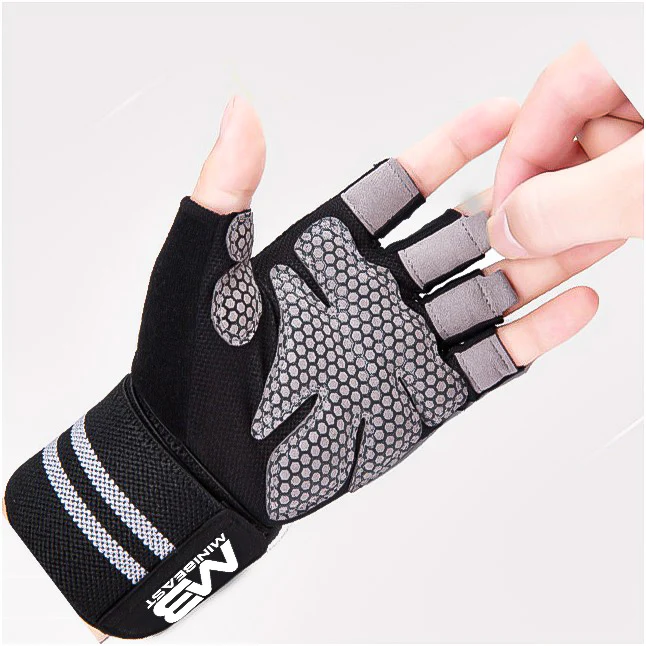 Lifting Wrist Wrap Gloves - Image 8