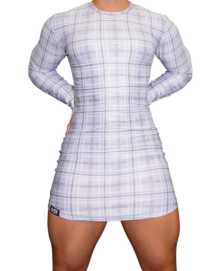 Og T-shirt Dresses - Gingham - Long Sleeve - Image 10